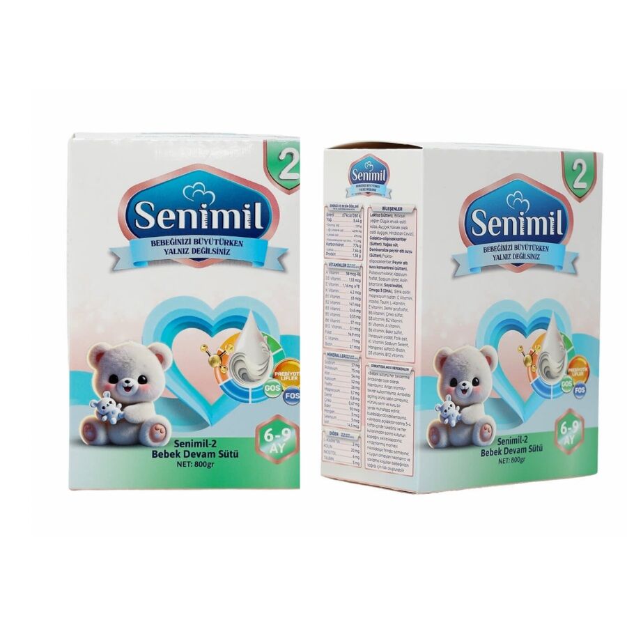 Senimil 2 Follow-on Milk Formula for 6-9 Months 800g