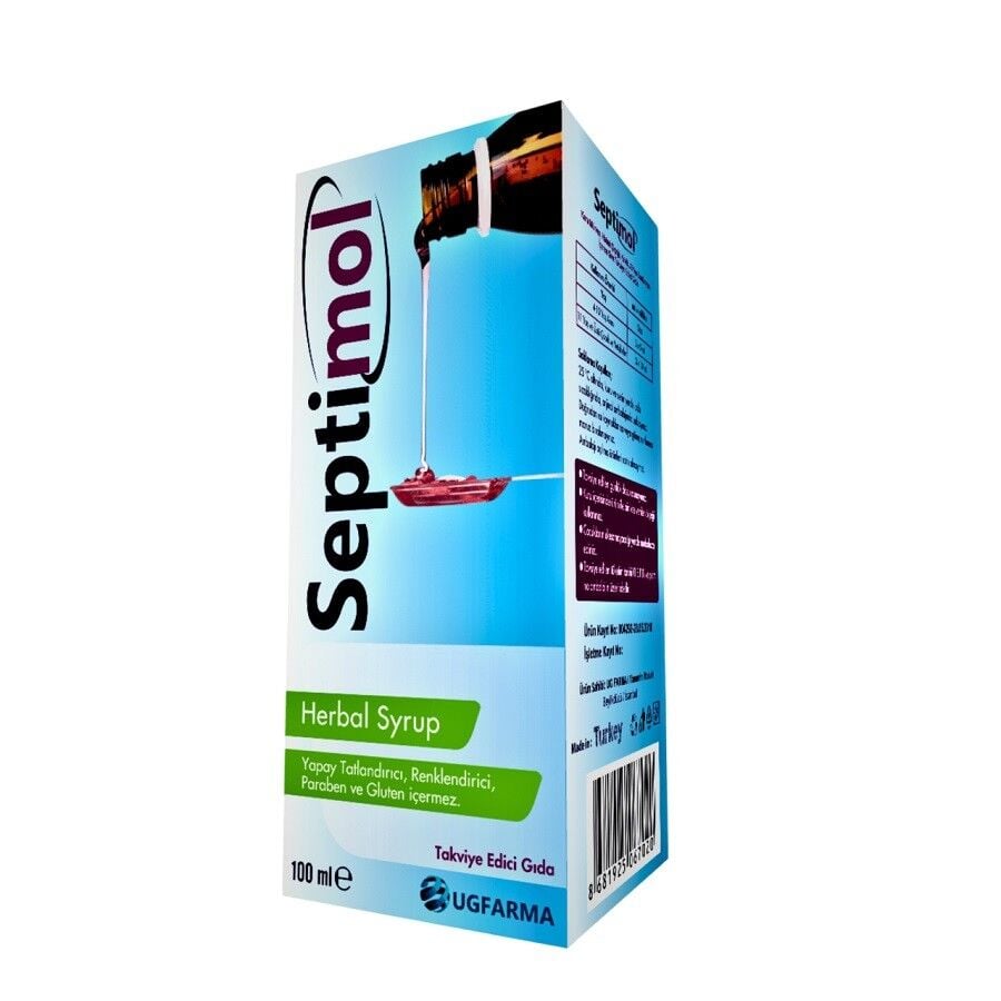 Ug Farma Septimol Syrup with Elderberry & Zinc 100ml