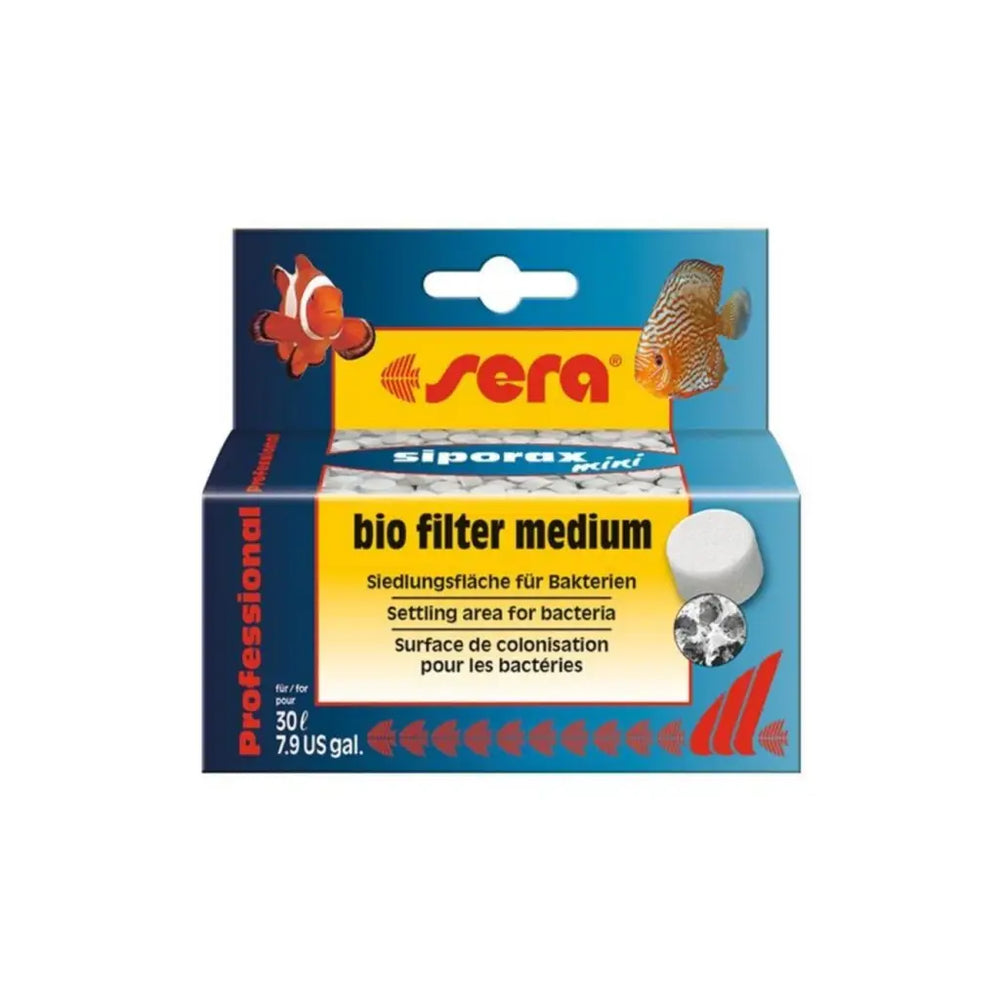 Sera Siporax Mini Aquarium Bio Filter Media 35g for Small Tanks up to 100L