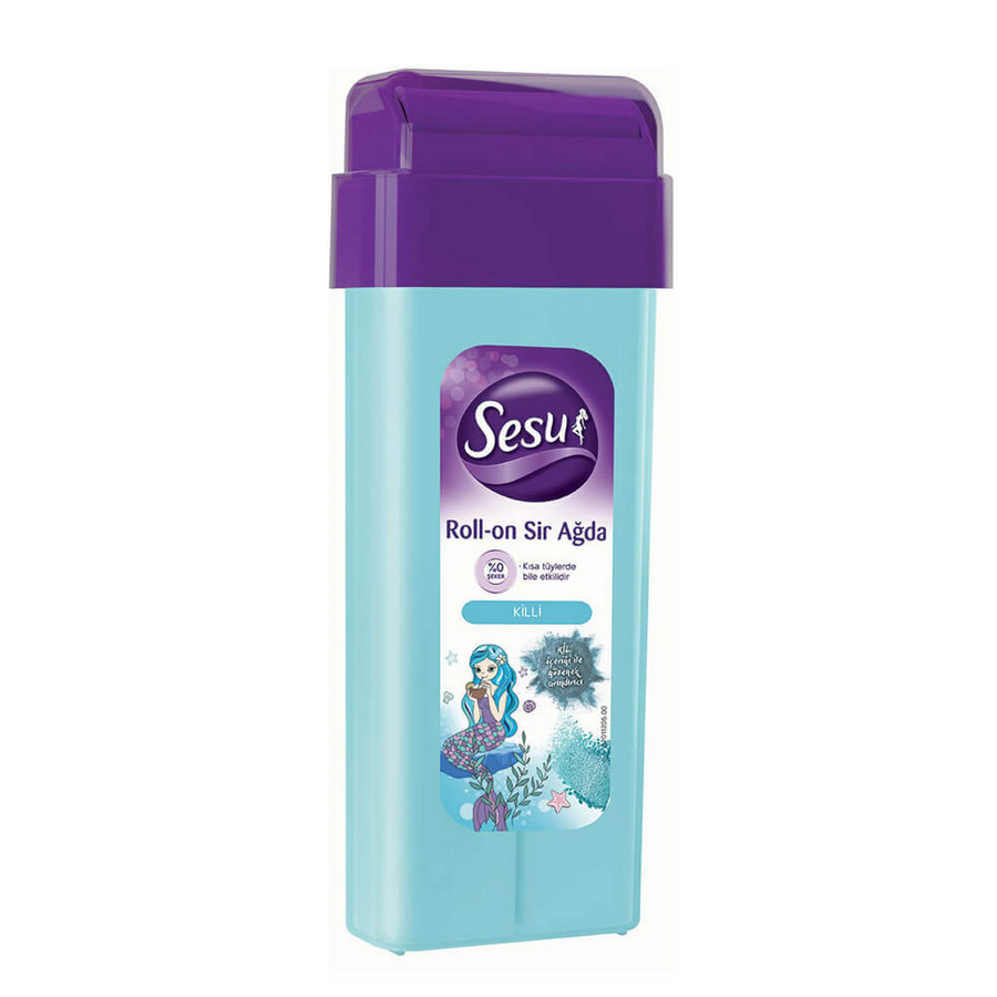 Sesu Clay & Mermaid Roll-On Wax for Smooth Skin 100 ml