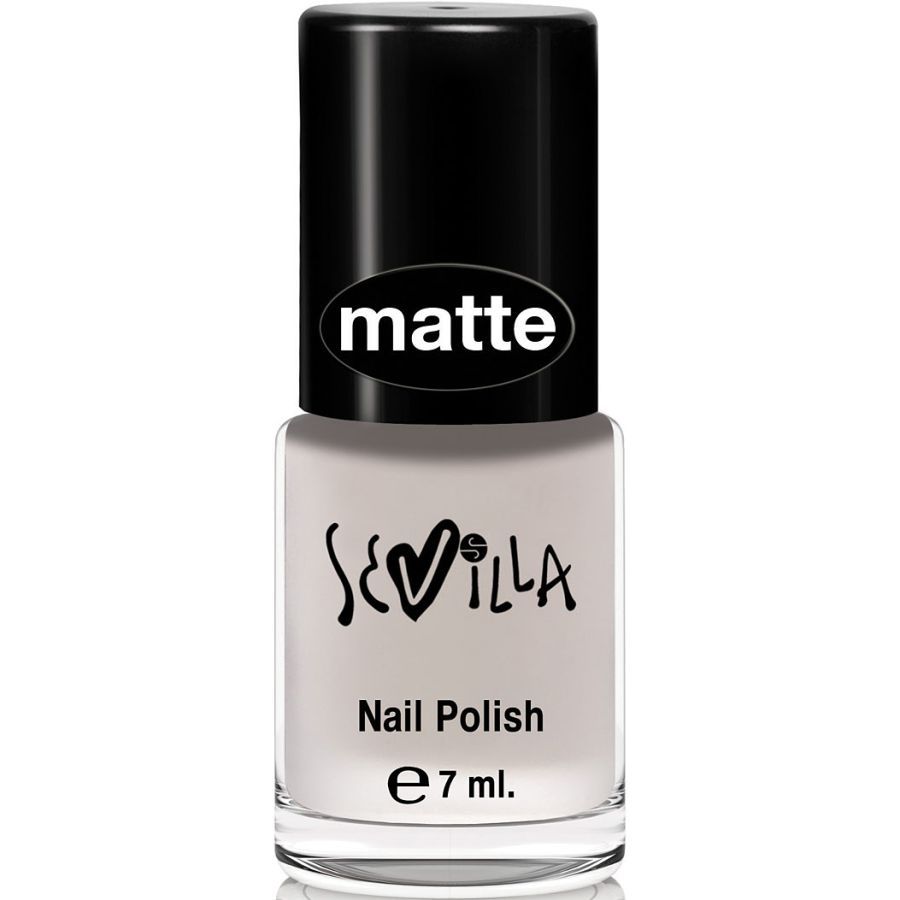 Sevilla Matte Clear Nail Polish 202 for a Shine-Free Finish