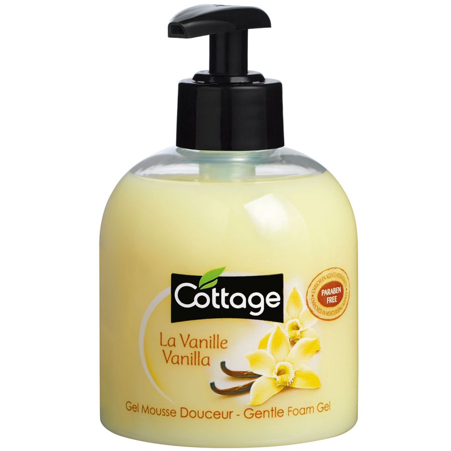 Cottage Gentle Foam Gel Vanilla Shower Gel 250ml