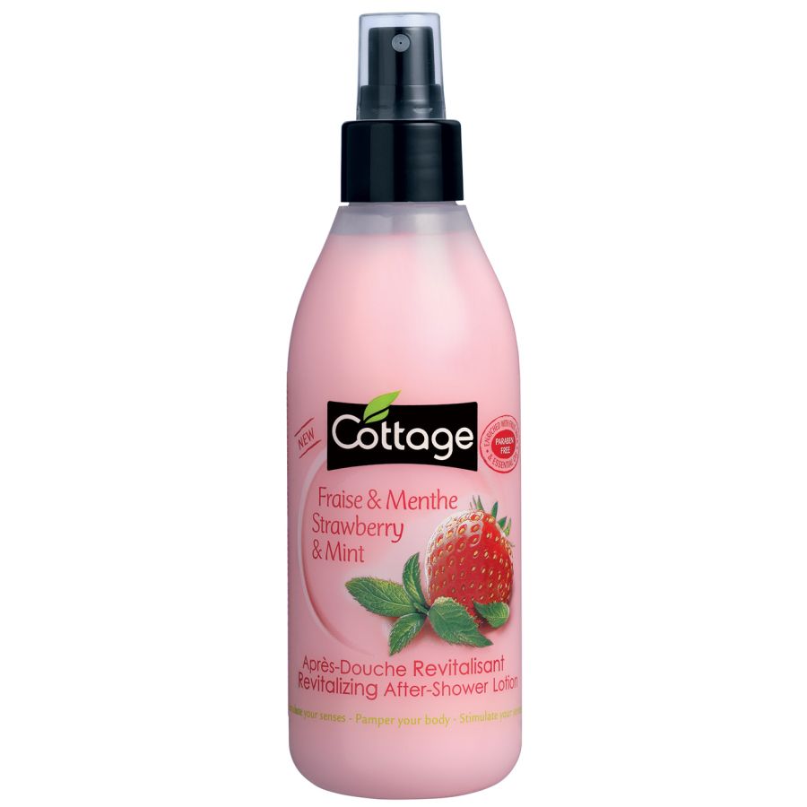 Cottage Strawberry & Mint After Shower Lotion for Refreshing Moisture