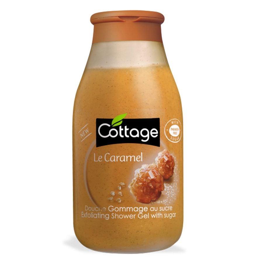 Cottage Exfoliating Shower Gel with Caramel Extract 250ml