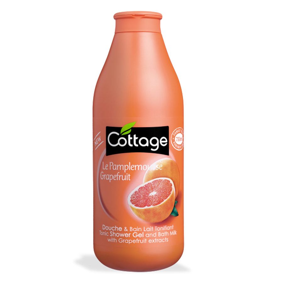 Cottage Grapefruit Shower Gel & Bath Milk 750ml
