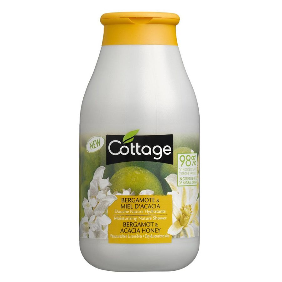 Cottage Bergamot & Acacia Honey Hydrating Shower Gel 250ml