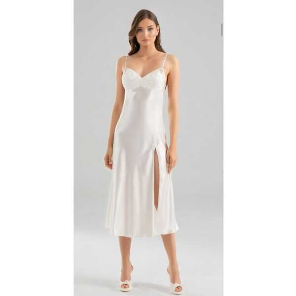 Sevinc Urkmez 2109 Long Nightgown for Breathable Comfort