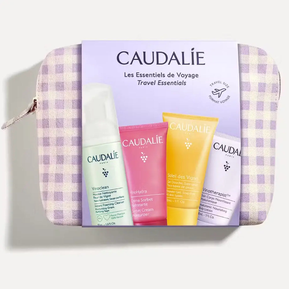 Caudalie Travel Essentials 4-Piece Set for Glowing Skin