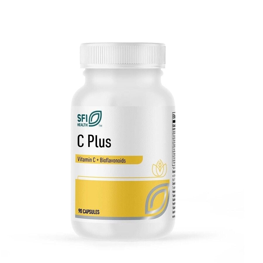 Klaire Labs C Plus Vitamin C with Bioflavonoids 90 Capsules