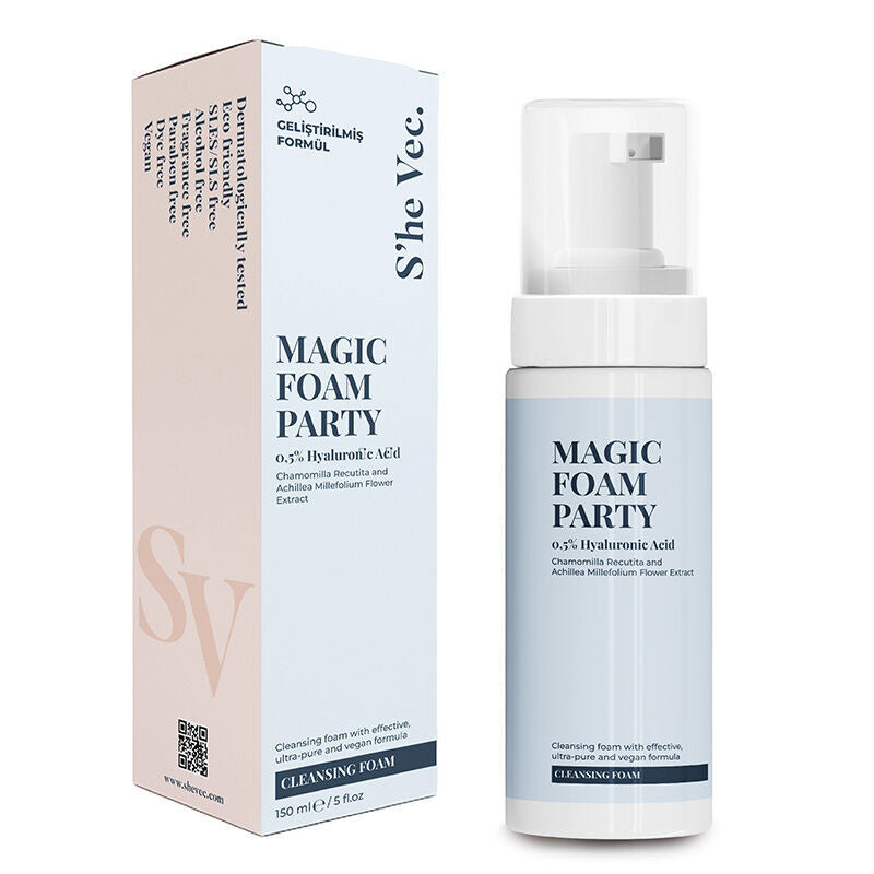 She Vec Magic Foam Party Hydrating Cleansing Foam 150 ml