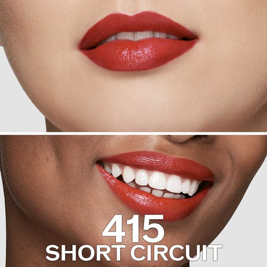 Shiseido Technosatin Gel Lipstick in 415 Short Circuit