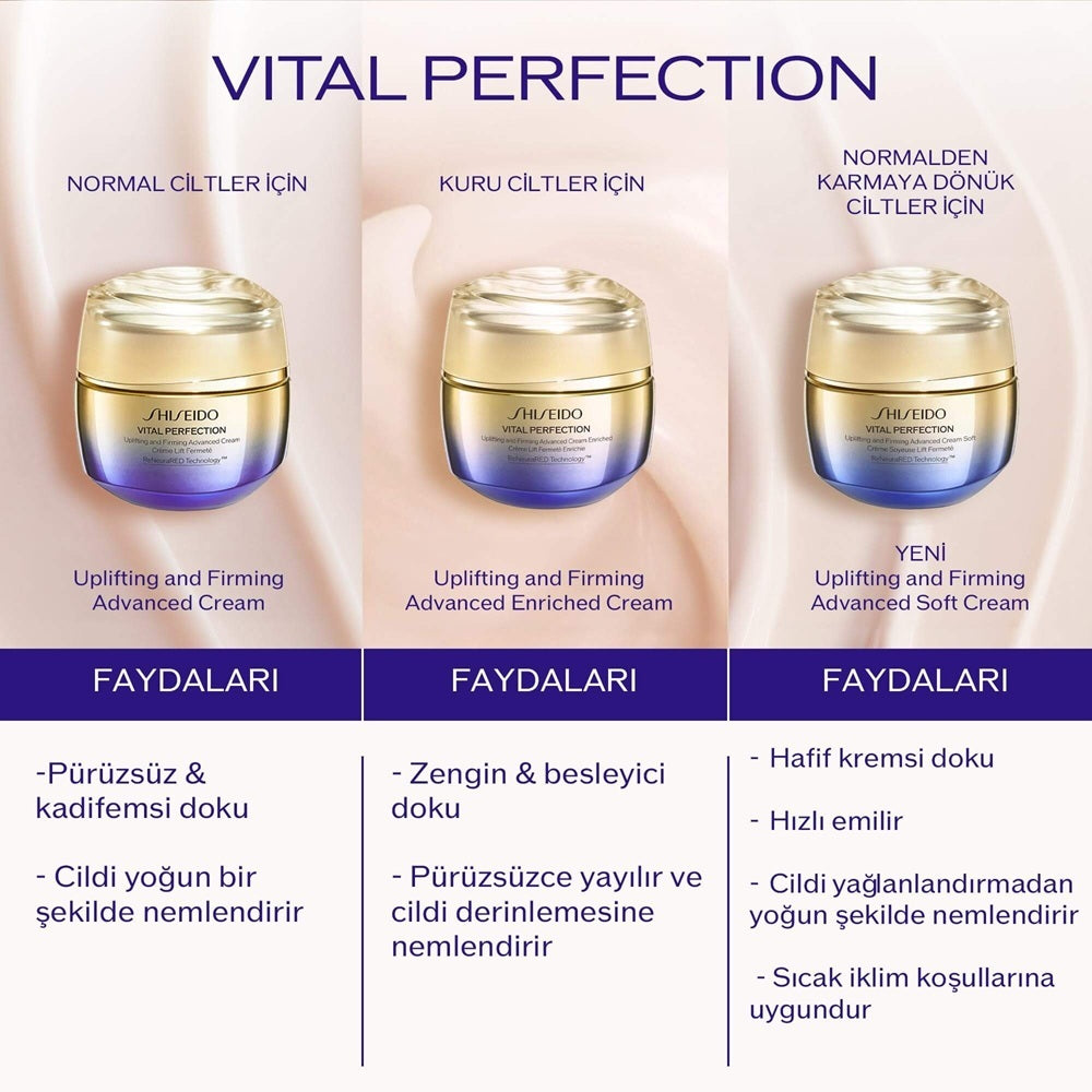 Shiseido Vital Perfection Uplifting & Firming Soft Cream 50ml