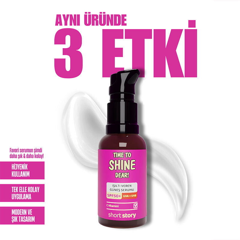 Short Story Time to Shine Dear SPF 50+ Vitamin C Serum 30 ml