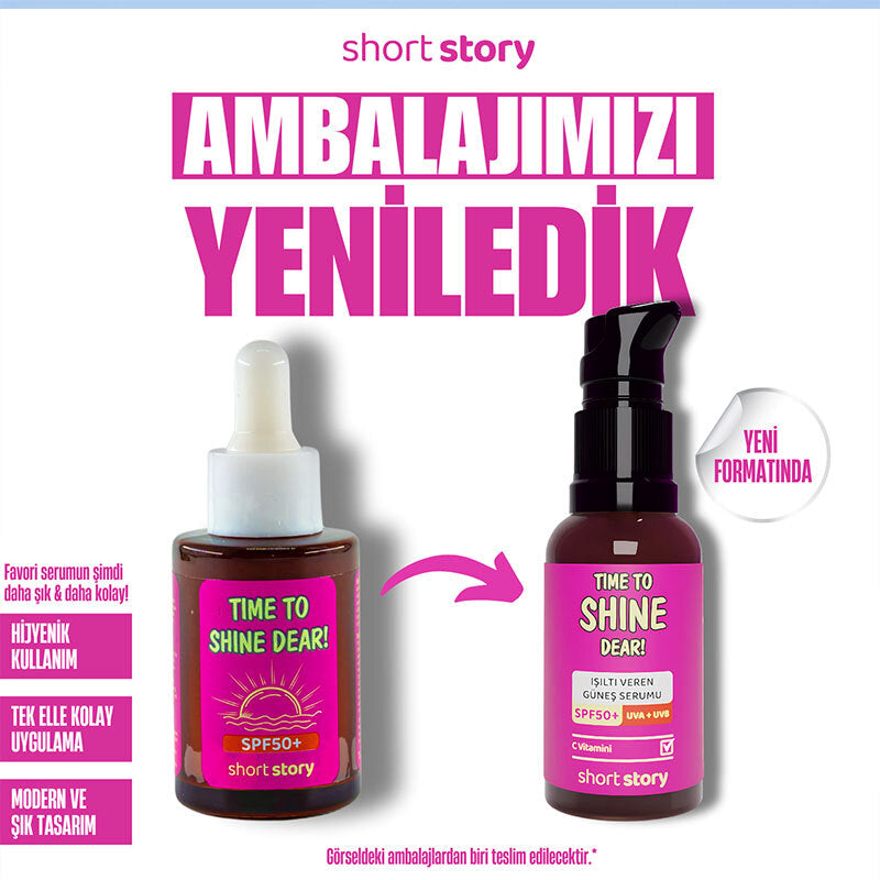 Short Story Time to Shine Dear SPF 50+ Vitamin C Serum 30 ml
