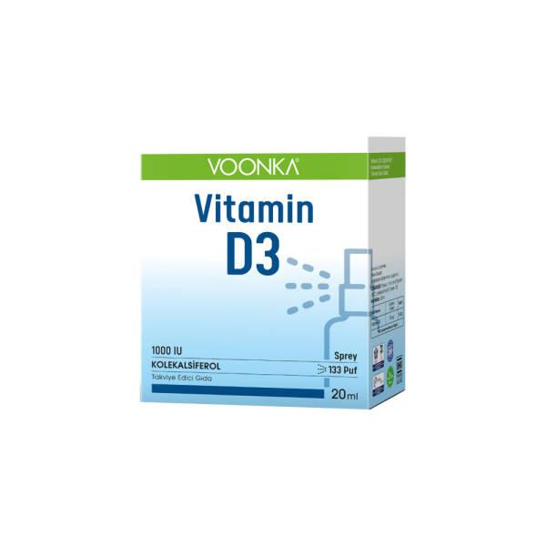 Voonka Vitamin D3 1000IU Supplement for Adults - Bone Health & Immune System Support - Vitamin & Supplement