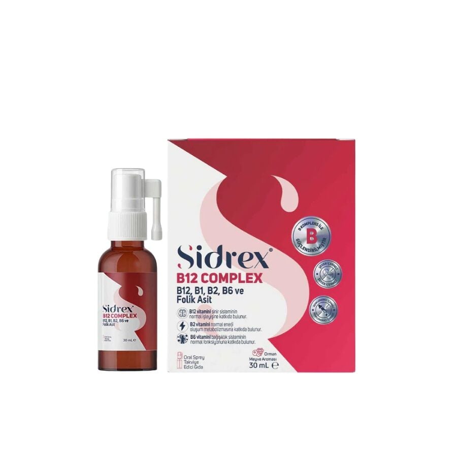 Sidrex B12 Complex Spray Vitamin Support 30 ml