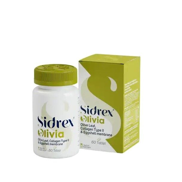 Sidrex Olivia Dietary Supplement with Collagen & Eggshell Membrane 60ct