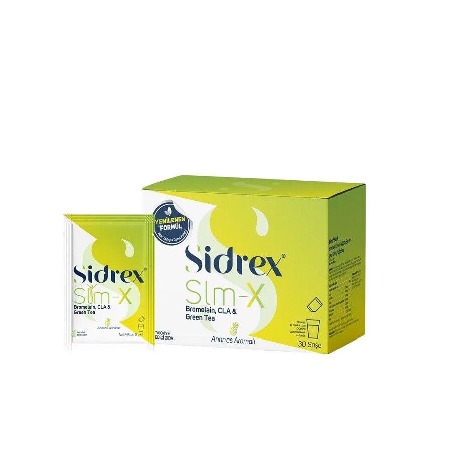 Sidrex SLM-X Dietary Supplement with Bromelain 30 Sachets