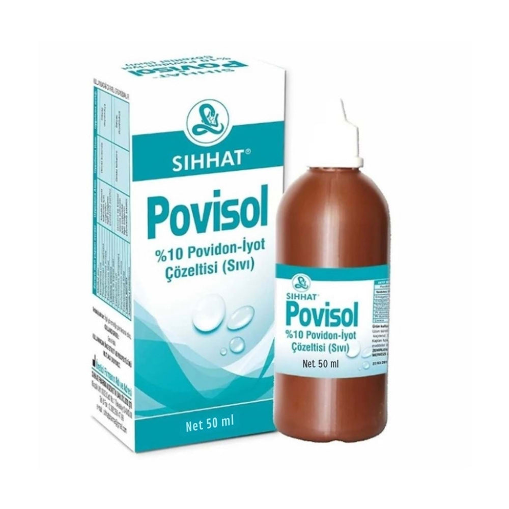 Sihhat Povisol Povidone-Iodine Solution for Skin Care 50 ml