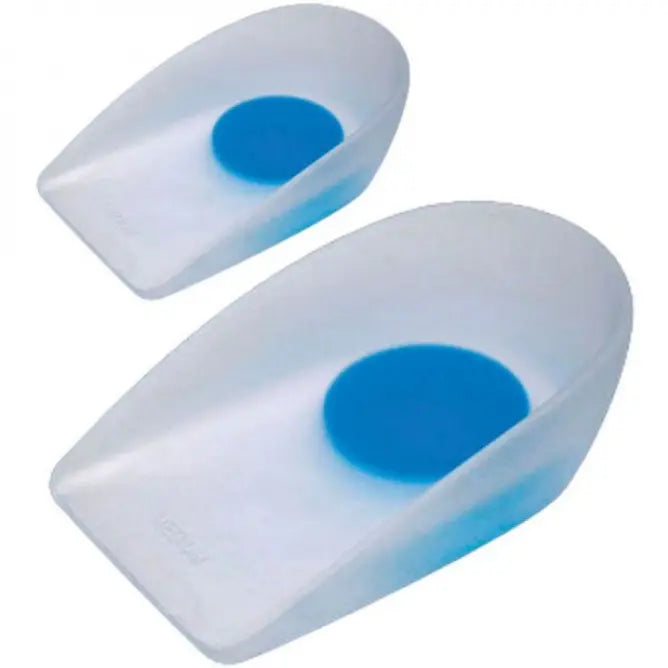 Silicone Heel Cups for Shock Absorption and Comfort 1 Pair