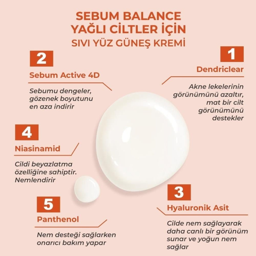 Sinoz SPF 50 Sebum Balancing & Brightening Face Sunscreen 50ml