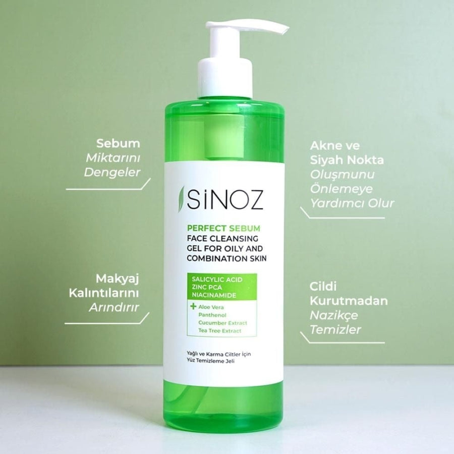 Sinoz Facial Cleansing Gel for Oily & Combination Skin 400ml