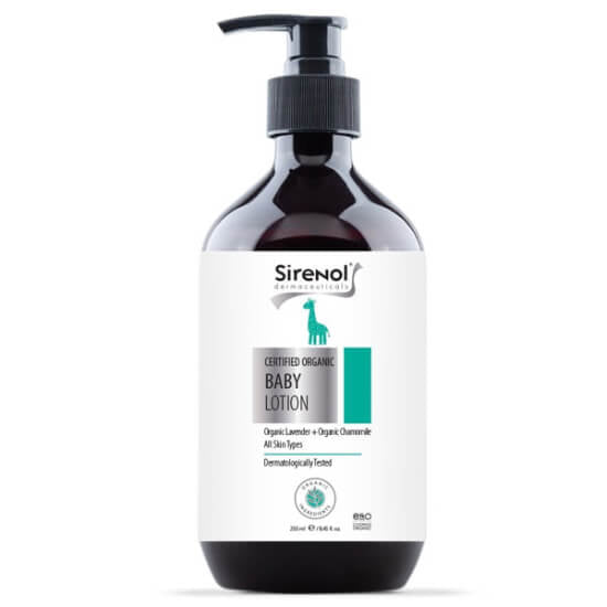Sirenol Organic Baby Lotion with Witch Hazel & Chamomile 250 ml