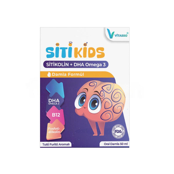 Sitikids Citicoline & Omega 3 Dietary Supplement Drops 50 ml