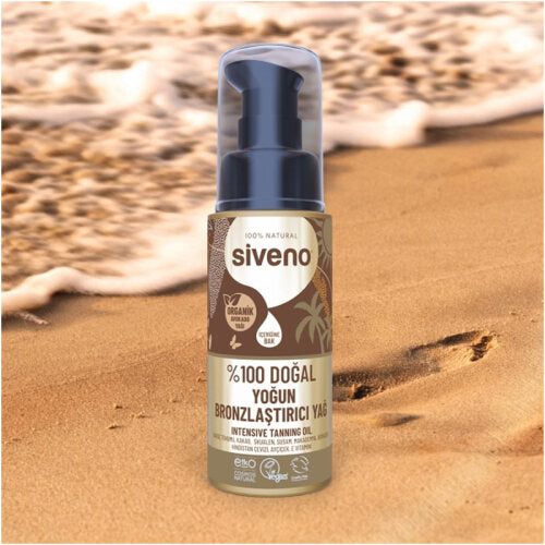Siveno 100% Natural Intensive Tanning Oil for Deep Glow 50 ml
