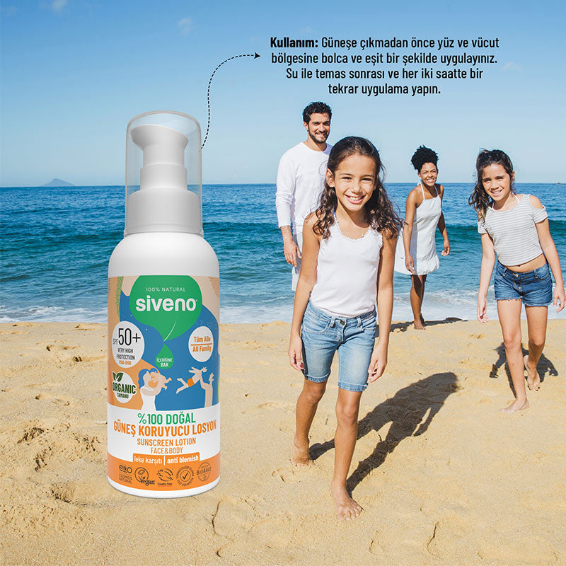 Siveno Tamanu Oil Mineral SPF50 Sunscreen Lotion 100 ml
