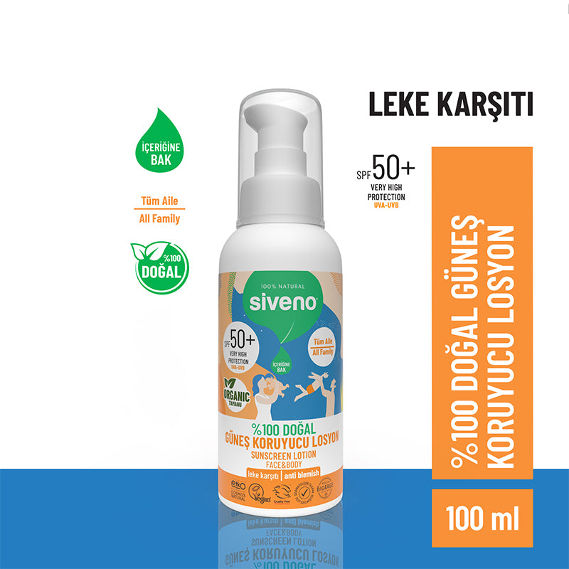 Siveno Tamanu Oil Mineral SPF50 Sunscreen Lotion 100 ml
