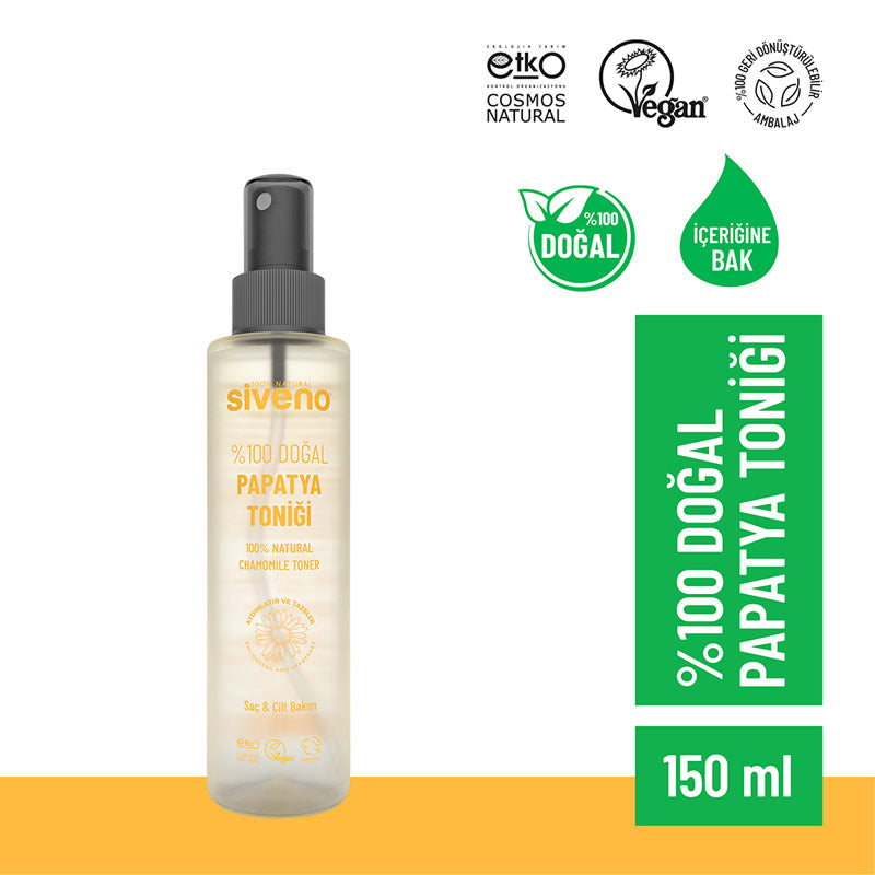 Siveno 100% Natural Chamomile Tonic Soothing Mist 150 ml