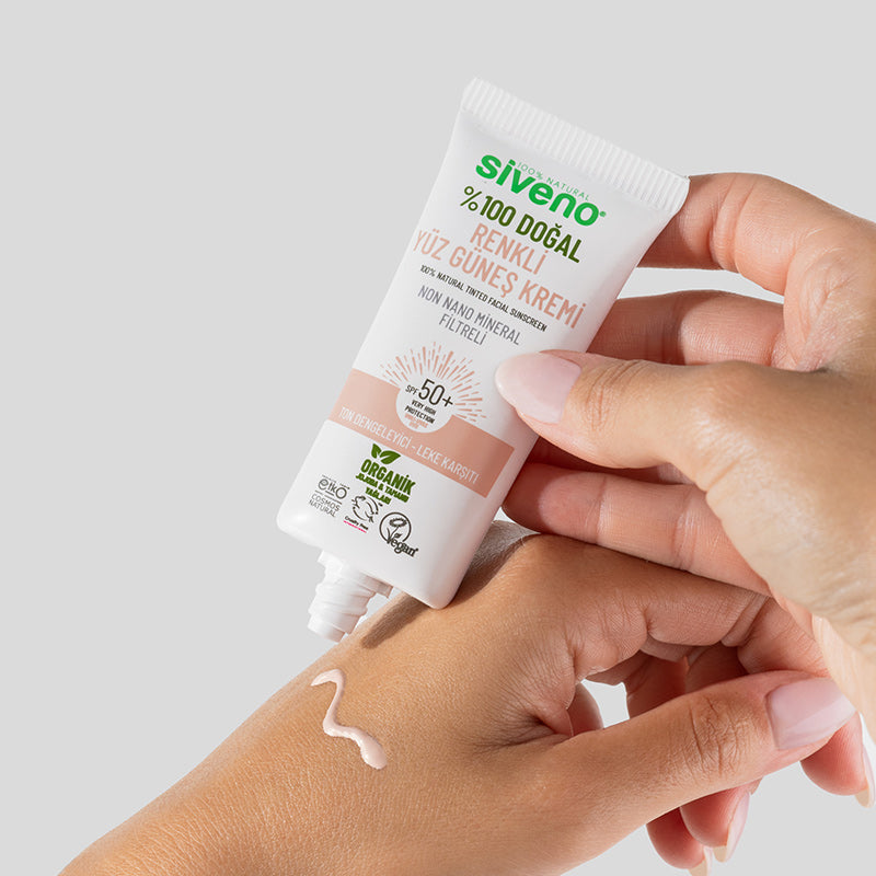 Siveno 100% Natural Tinted Face Sunscreen SPF 50+ 30 ml