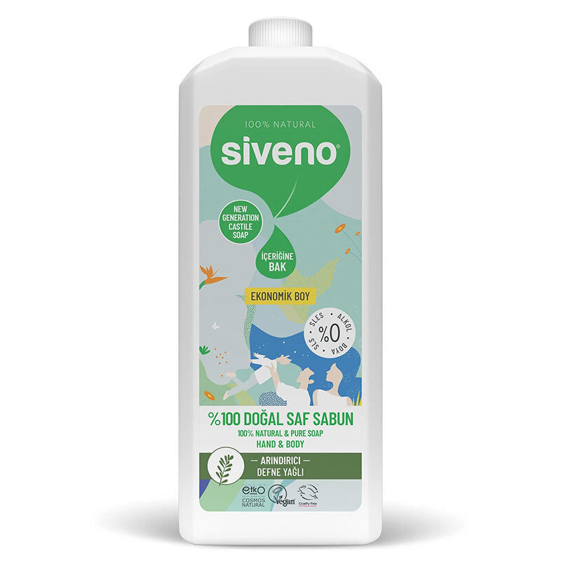 Siveno Laurel Oil Natural Liquid Soap 1L