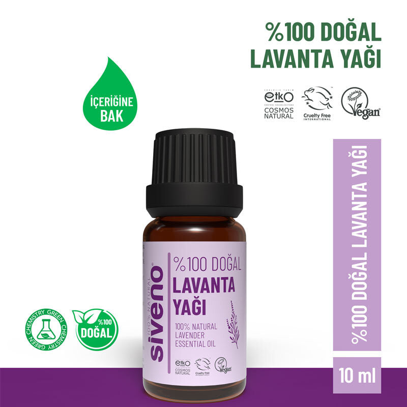Siveno Natural Lavender Essential Oil for Skin &amp; Hair 10 ml