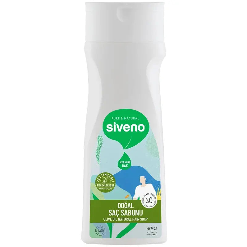 Siveno Natural Olive Oil Hair Soap for Men 300ml