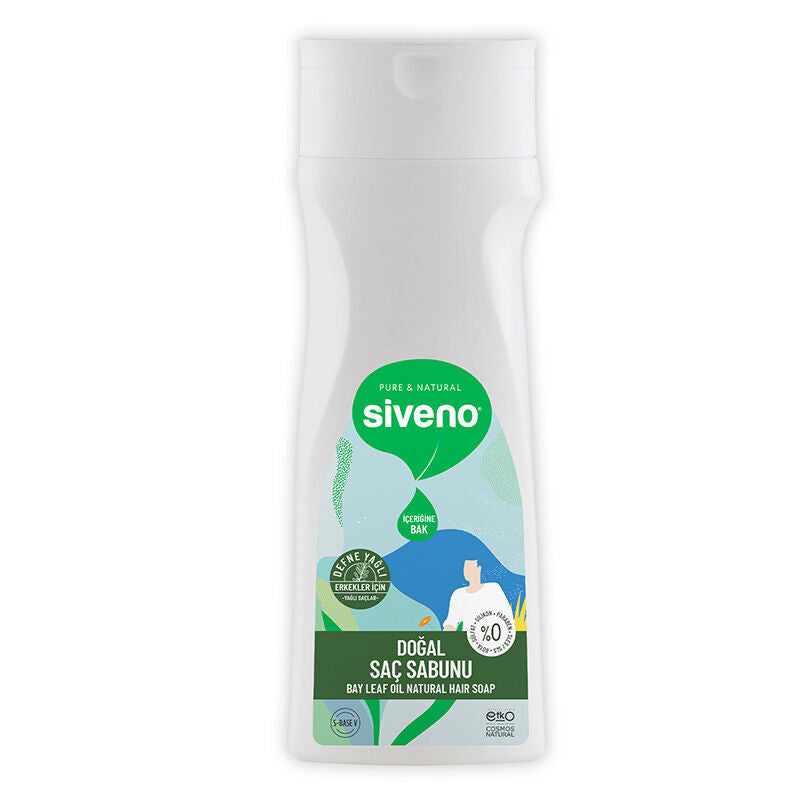 Siveno Laurel Oil Natural Liquid Hair Soap for Men 300 ml