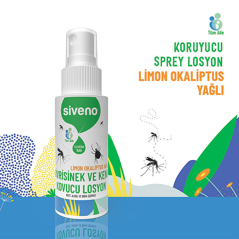 Siveno Natural Mosquito & Tick Repellent Spray Cream 50 ml