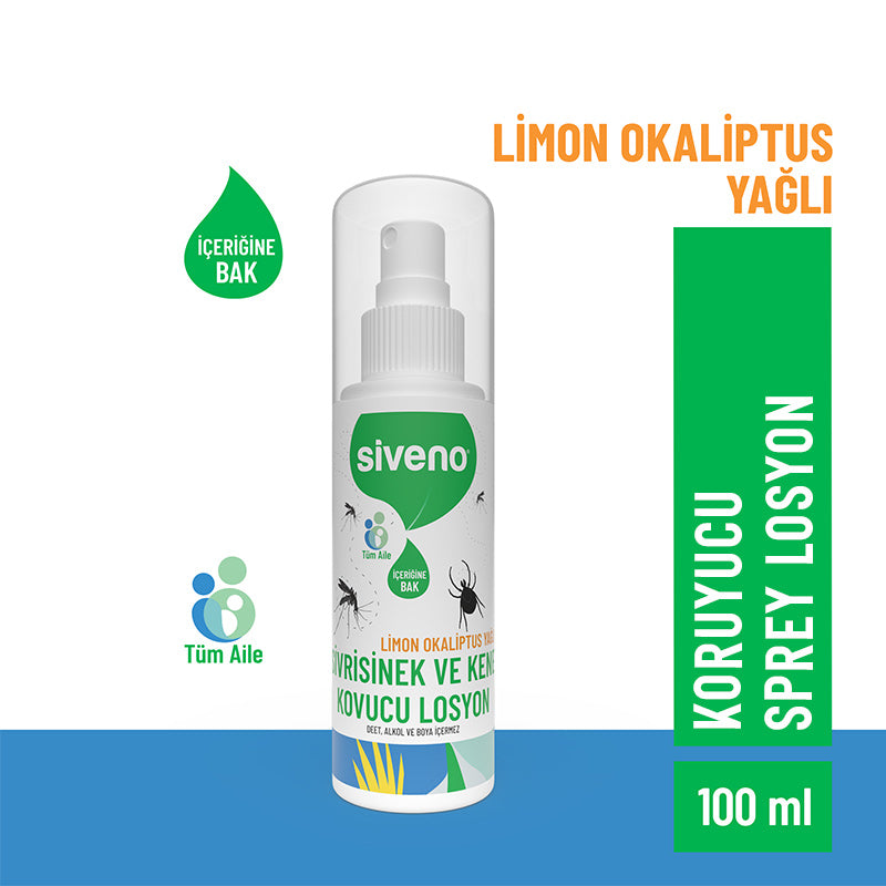Siveno Protective Spray Lotion with Lemon Eucalyptus 100 ml