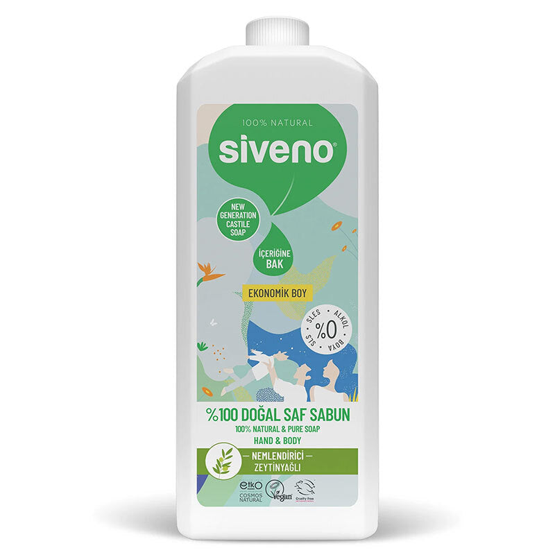 Siveno Olive Oil Moisturizing Natural Soap 1L