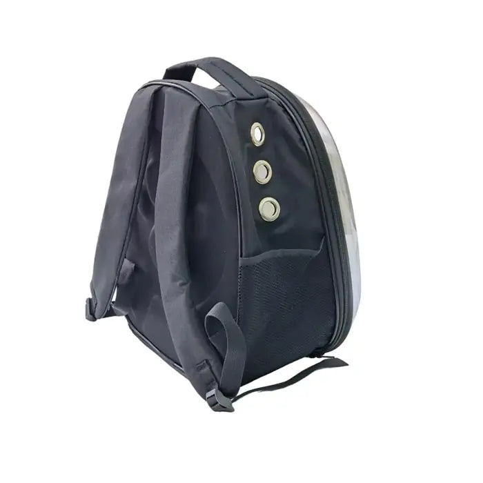 Petpretty Eco Astronaut Cat Carrier for Safe Travel Black