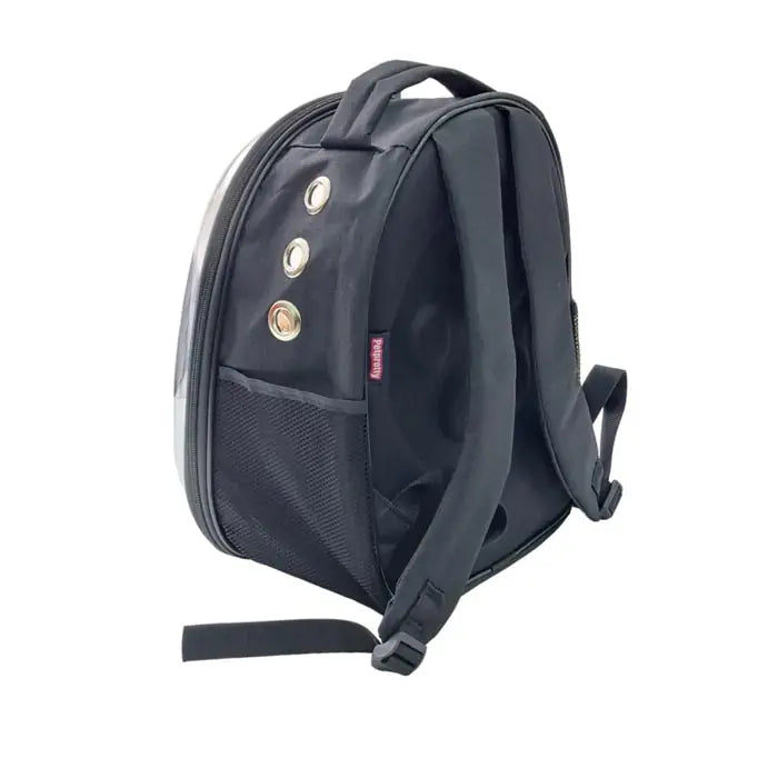 Petpretty Eco Astronaut Cat Carrier for Safe Travel Black