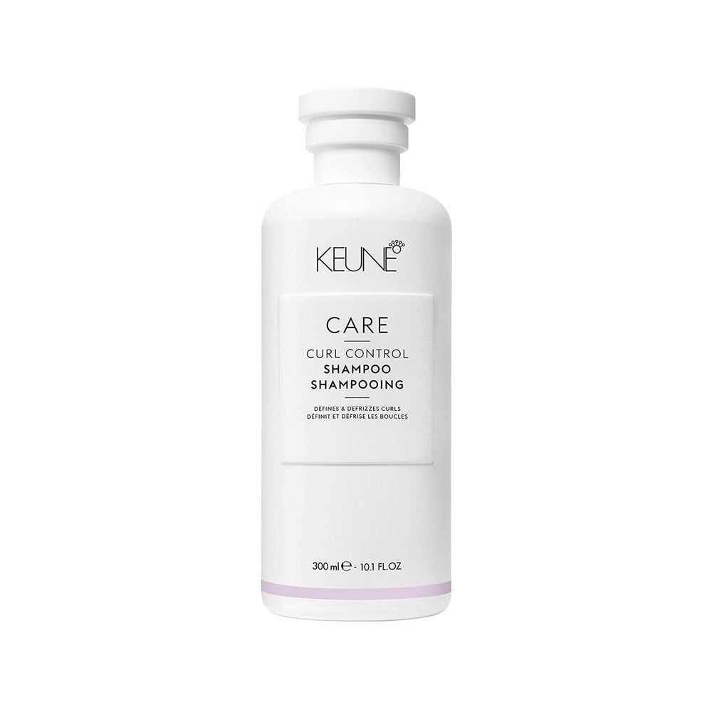 Keune Curl Control Shampoo for Wavy and Curly Hair - 300ml, Gentle Cleansing & Defined Curls - Shampoo