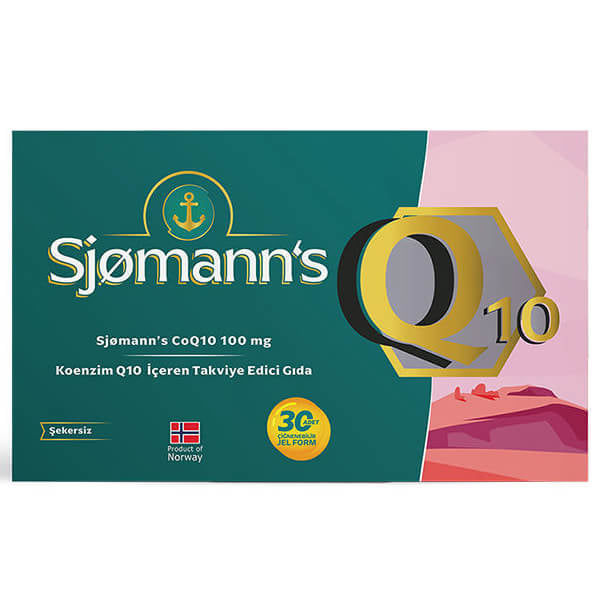 Sjomann S CoQ10 100 mg Dietary Supplement 30 Chewable Gels