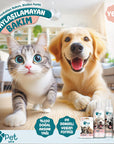 Pet Love Natural Argan Oil Pet Grooming Oil for Cats and Dogs - Nourishes Fur and Skin, Easy Grooming, 5 x 1 ml
