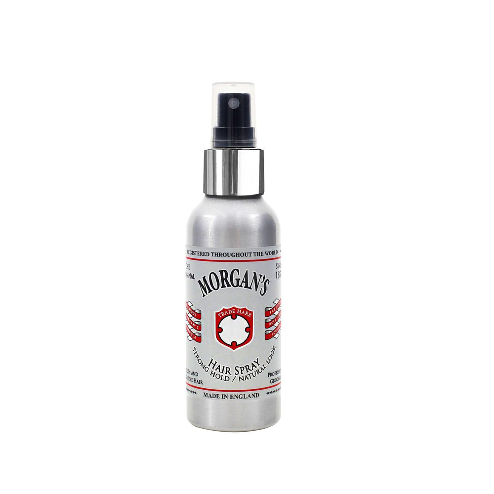 Morgan's Strong Hold Hair Spray - Natural Look, 100ml - Morgan's Pomade Morgan's Strong Hold Hair Spray - Natural Look Hair Spray, Strong Hold Hair Spray, Natural Look Hair Spray, Morgan's Hair Products, 100 ml Hair Spray, Styling Products, Hair Care, Natural Hair Products, Men's Grooming, Women's Hair Products
