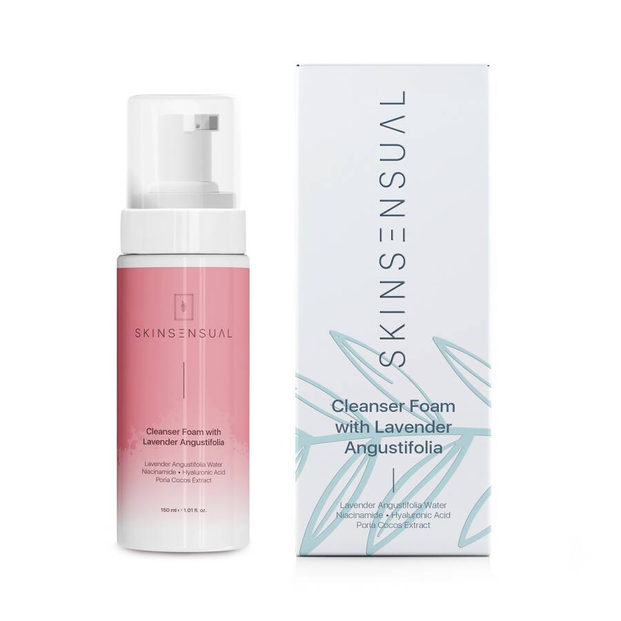 Skin Sensual Lavender Cleanser Foam Soothing Wash 150 ml
