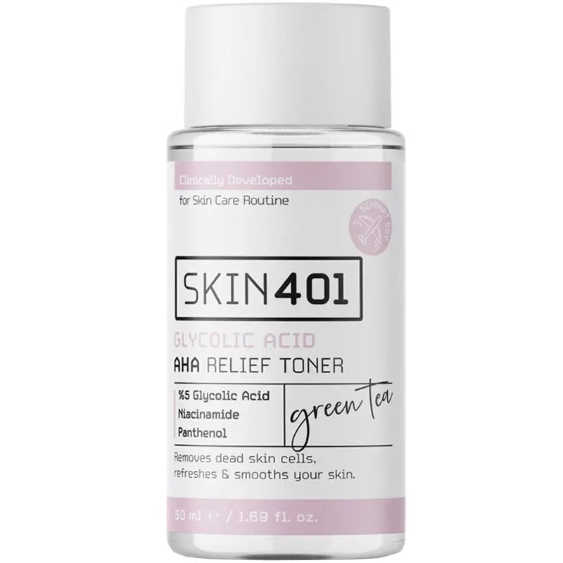 Skin401 Glycolic Acid AHA Relief Toner for Brightening 50ml