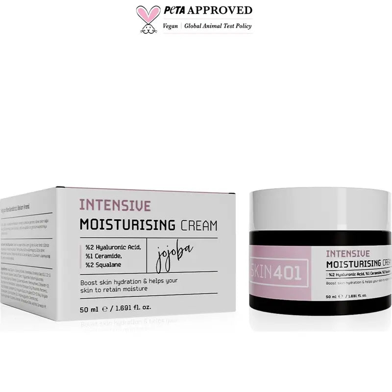 Skin401 Intensive Moisturising Cream with Hyaluronic Acid 50ml