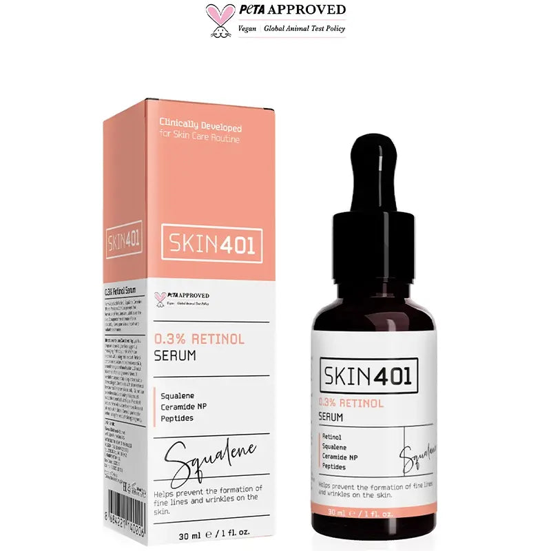 Skin401 Retinol Firm &amp; Renew Serum for Smooth Skin 30ml